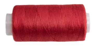 Polyester sewing thread in red 500 m 546,81 yard 40/2